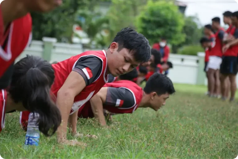 kegiatan pembelajaran push up taruna mandala